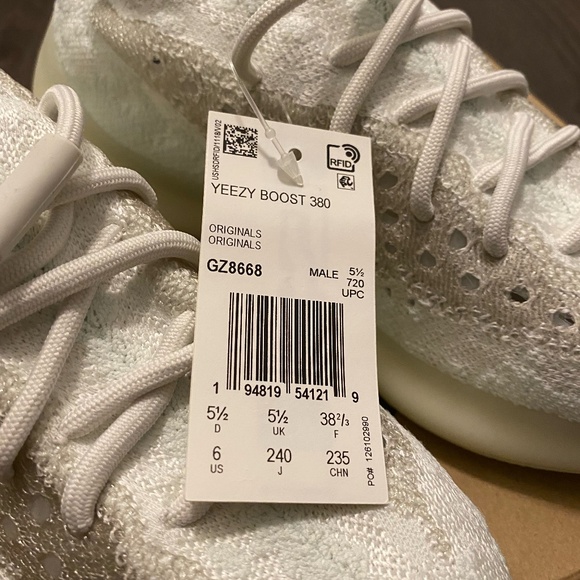 Yeezy Boost 380 Calcite Glo Brand New In Box - Picture 1 of 4